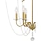 Quoizel Sunday Chandelier 6 Lights Aged Brass SDY5028AB - alternate 5